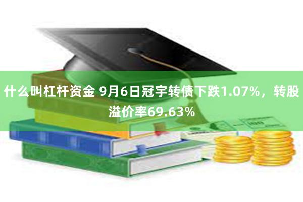 什么叫杠杆资金 9月6日冠宇转债下跌1.07%，转股溢价率69.63%