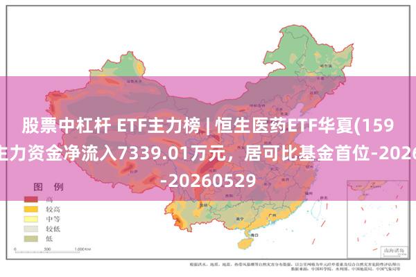 股票中杠杆 ETF主力榜 | 恒生医药ETF华夏(159892)主力资金净流入7339.01万元，居可比基金首位-20260529